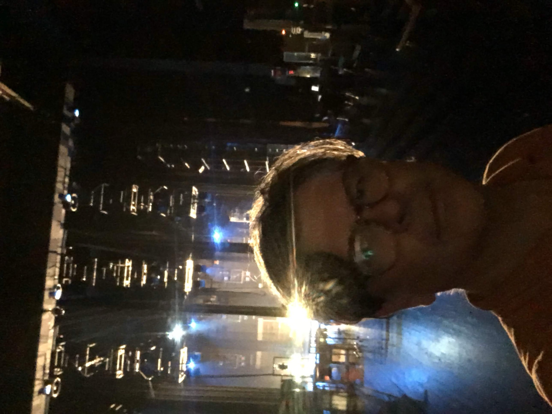 Will Knapp at front of house, Poly Theater, Shenzhen